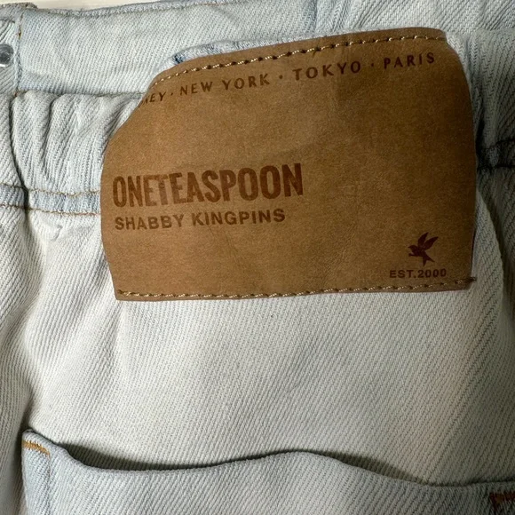 One Teaspoon Shabby Kingpin Jeans Brando Wash Size XS New - Picture 11 of 15